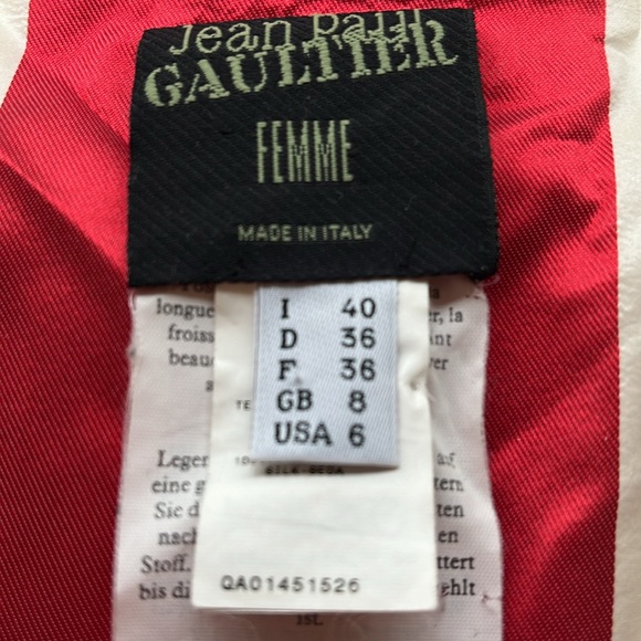 Jean-Paul Gutierre, rare iconic silk wrap skirt - Picture 9 of 10